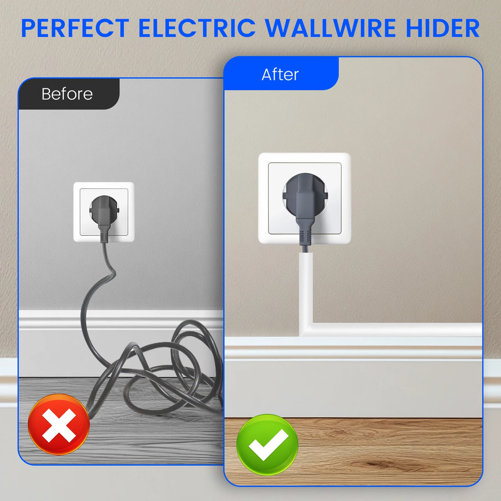 Wall Cord Hider 4/6/8m Self-Adhesive Cord Covers