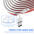 Wall Cord Hider 4/6/8m Self-Adhesive Cord Covers