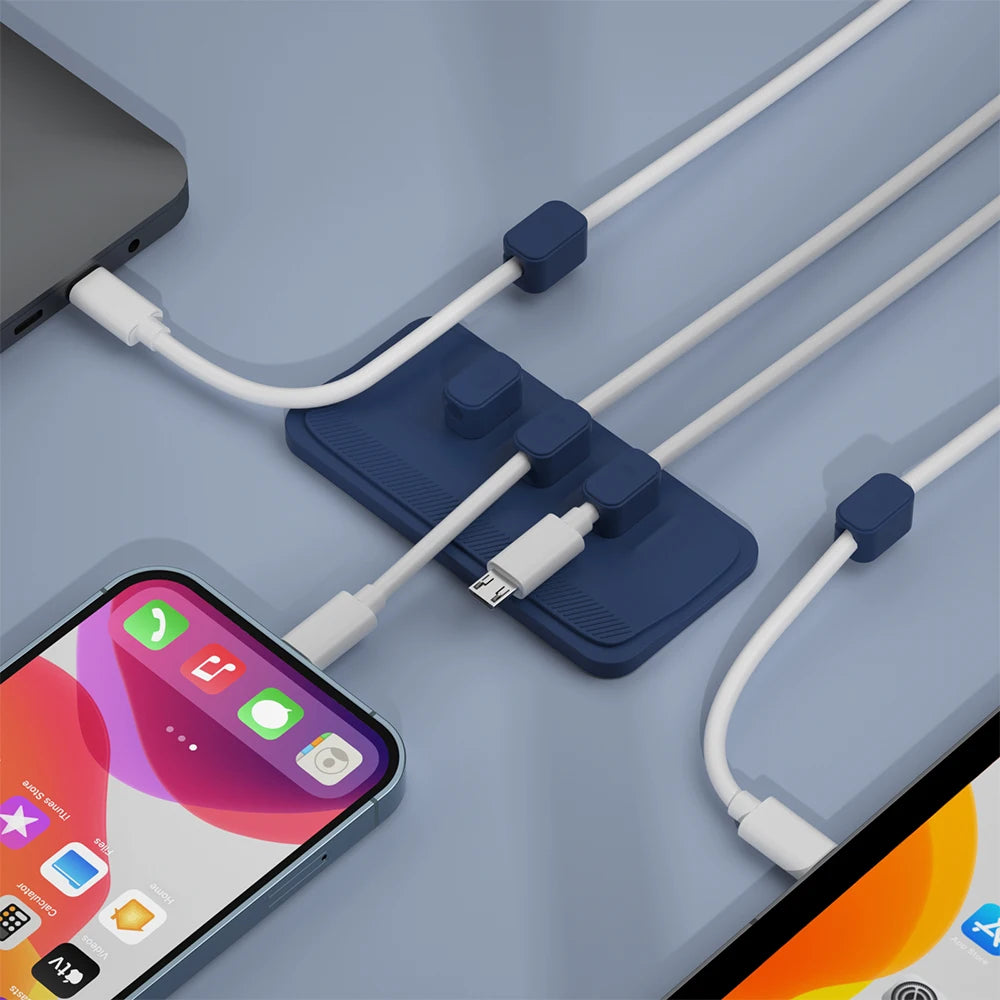 Magnetic Cable Management  Cable Organizer Multi-purpose Cord Winder
