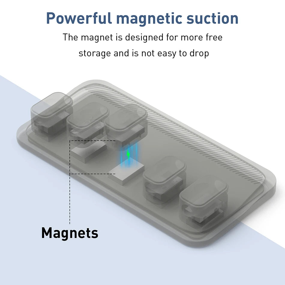 Magnetic Cable Management  Cable Organizer Multi-purpose Cord Winder