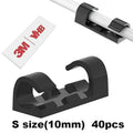 20/40Pcs Cable Clips with Strong Self-Adhesive Cable Management