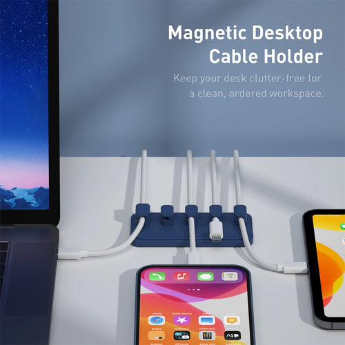 Magnetic Cable Management  Cable Organizer Multi-purpose Cord Winder