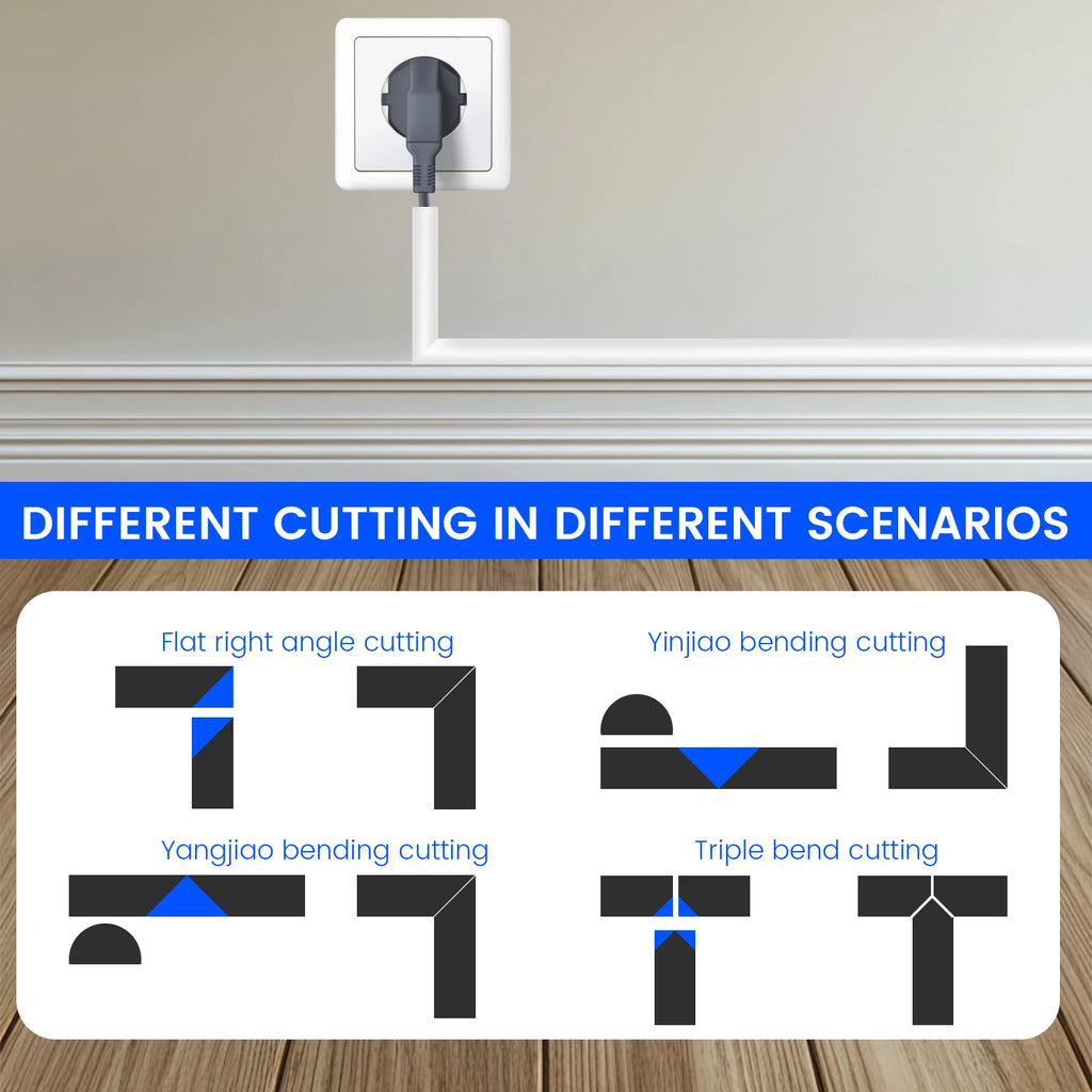 Wall Cord Hider 4/6/8m Self-Adhesive Cord Covers